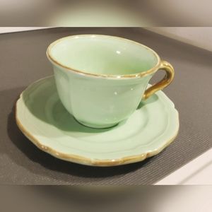 Vintage Tea Coffee Cup and Saucer France